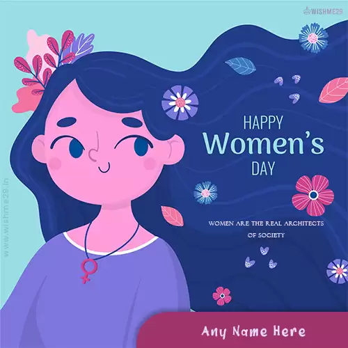 International Women's Day 2024 Images For Whatsapp Dp With Name Edit