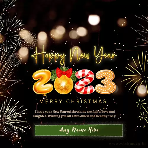 Happy New Year 2023 Wishes With Name Edit