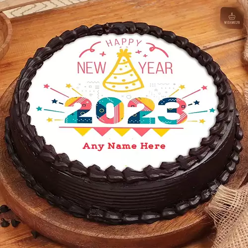 Happy New Year Cake 2023 With Name