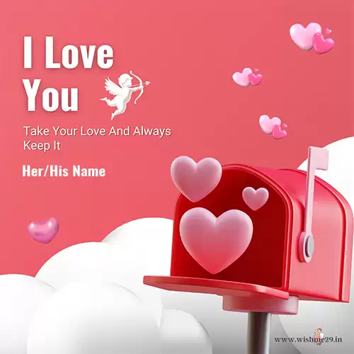 Make I Love You Card With Your Own Name Download