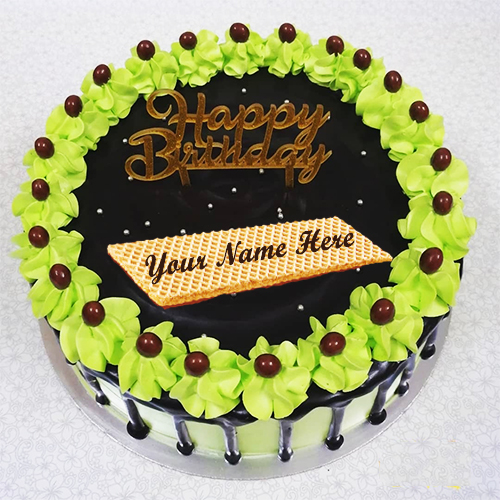 birthday wishes for sister with chocolate cake