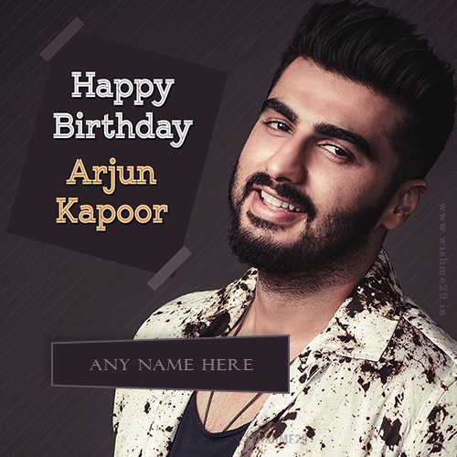 Arjun Kapoor Birthday Wishes With Name And Photo