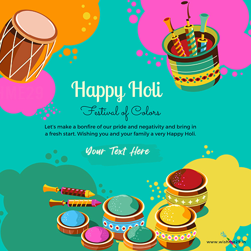 Make Holi Special With Name Based Wishes Image