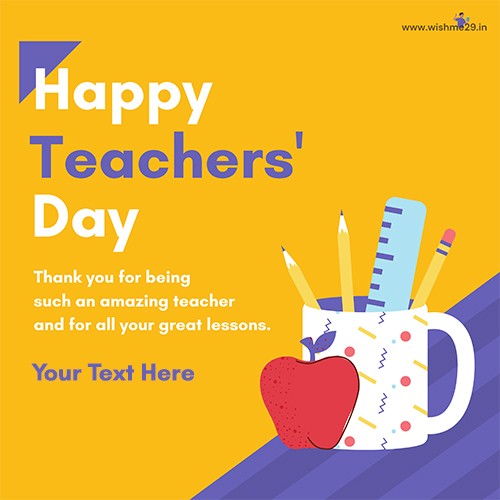 World Teachers Day 2023 Card Picture And Photos With Name