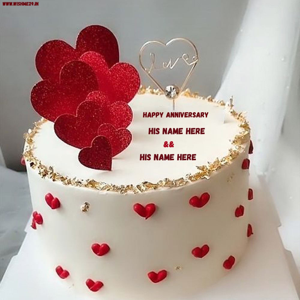 Couple Theme 25th Wedding Anniversary Cake | Couple Anniversary Cake | Romantic  Anniversary Cake - YouTube