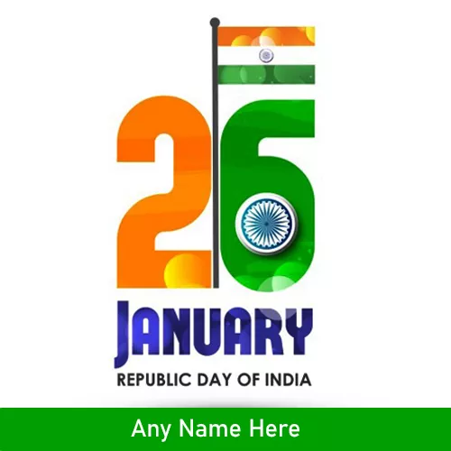 Write Name On Republic Day Flag Alphabet Images A To Z