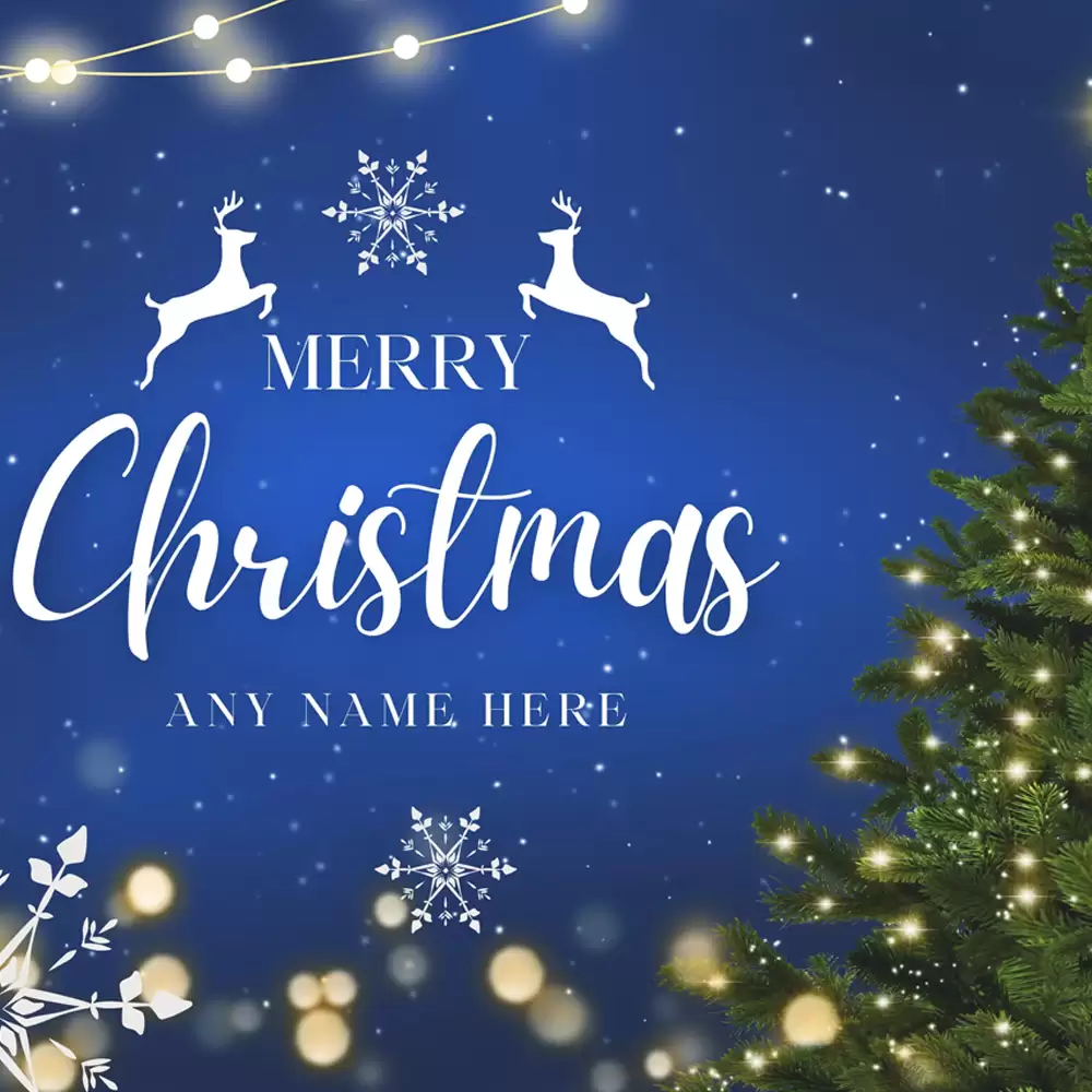 Merry Christmas Day Wishes with Name